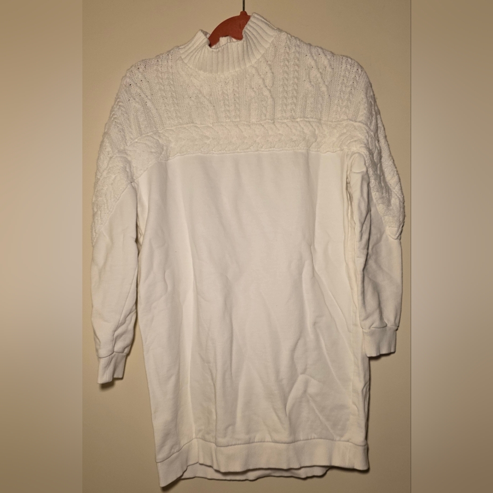River Island Cream Knit Sweater Dress